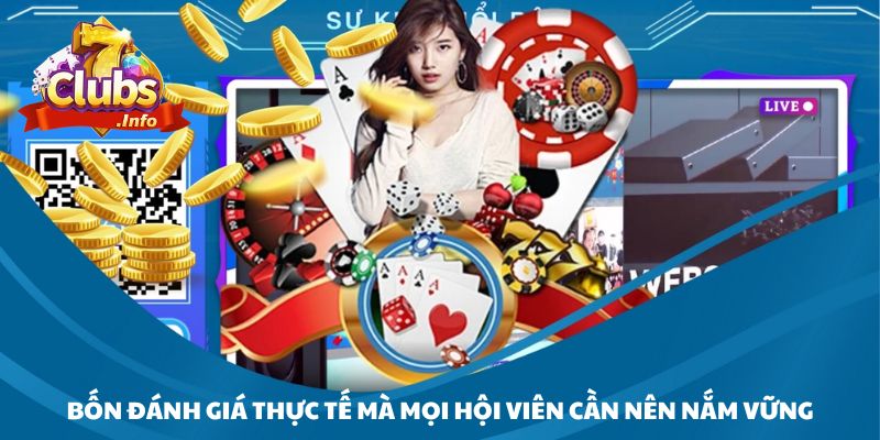 Bốn đánh giá thực tế mà mọi hội viên cần nên nắm vững