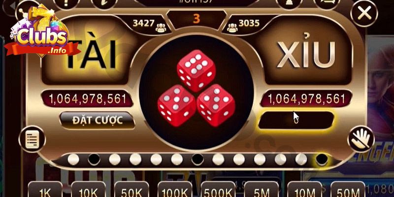 Tài Xỉu 7CLUB – Game Đỏ Đen Hấp Dẫn Không Thể Bỏ Lỡ Tại 7CLUB 3 Khám phá về thuật ngữ trong Tài Xỉu 7CLUB